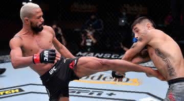 Deiveson Figueiredo finaliza Alex Perez no UFC 255 e mantém cinturão do peso-mosca - GettyImages
