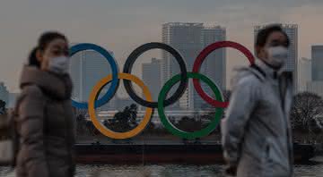 Arcos olímpicos em Tóquio, no Japão - GettyImages