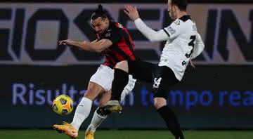 Spezia e Milan duelaram no Campeonato Italiano - GettyImages