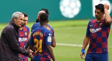 Técnico do Barcelona fala sobre pressão por classificação na Champions: “Não penso ser meu último jogo” - GettyImages