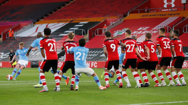 Southampton FC v Manchester City, pela Premier League - GettyImages