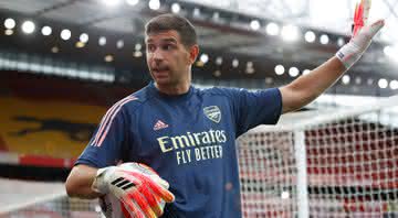 Martínez ganhou a titularidade no Arsenal após a lesão do goleiro Leno - Getty Images