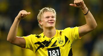 Erling Haaland chegou ao Borussia Dortmund em janeiro de 2020 - Getty Images