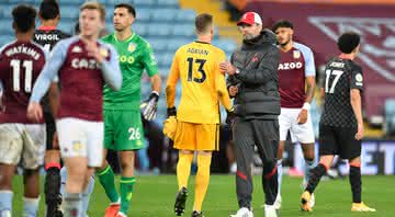 Liverpool: Klopp isenta Adrian de culpa em goleada sofrida para o Aston Villa - GettyImages