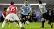 Arrascaeta sente desconforto na coxa durante treino e desfalca Seleção Uruguaia nas Eliminatórias - GettyImages