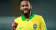 Neymar Jr homenageia Ronaldo após gol contra o Peru - GettyImages
