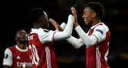 Nketiah, Willock e Nicolas Pépé foram os autores dos gols do Arsenal - Getty Images