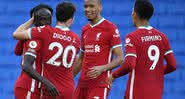 O Liverpool empatou mas permaneceu na liderança da Premier League - Getty Images