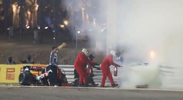 Acidente de Romain Grosjean - GettyImages