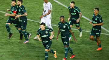 Santos e Palmeiras duelaram no Brasileirão - GettyImages