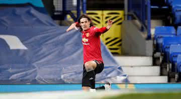 Cavani já marcou quatro gols desde quando chegou ao Manchester United - Getty Images