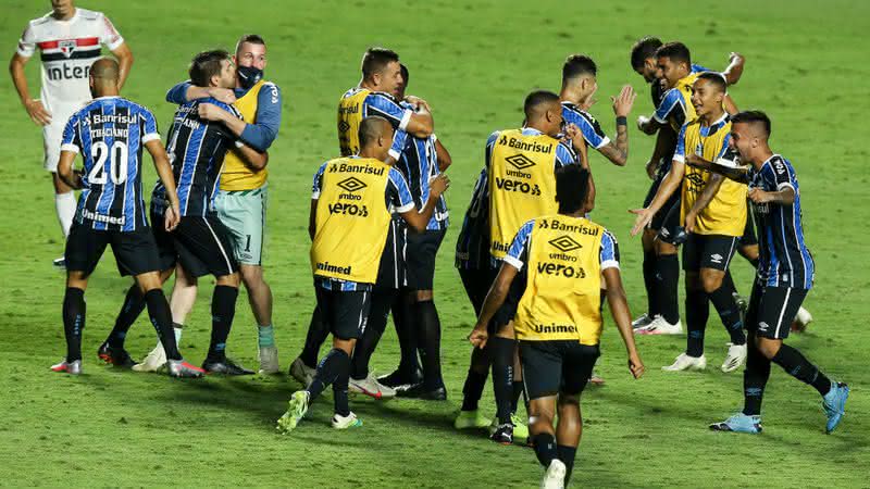 Grêmio ocupa a parte de cima da tabela do Brasileirão - GettyImages