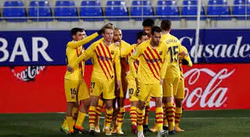 Com gol de De Jong, Barcelona vence Huesca fora de casa pelo Campeonato Espanhol - GettyImages
