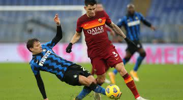 Roma e Inter de Milão empatam em jogo emocionante - Getty Images