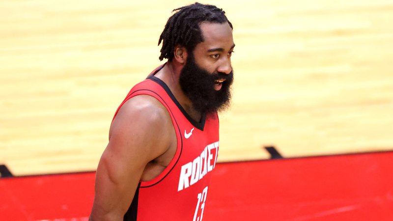 Shaq critica saída de Harden dos Rockets e diz que astro tem obrigação de ser campeão pelos Nets - Getty Images