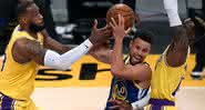 Warriors superam desvantagem de 19 pontos e vencem Lakers; Harden e Durant dão show em vitória dos Nets - Getty Images