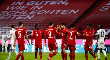 Jogadores do Bayern de Munique em ação - GettyImages