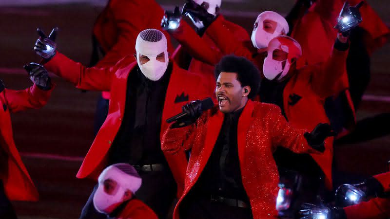 Com megaprodução, The Weeknd se apresenta no Show do Intervalo do Super Bowl 55 - GettyImages