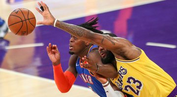 LeBron é decisivo em vitória dos Lakers sobre OKC; Irving lidera triunfo do Brooklyn Nets - GettyImages