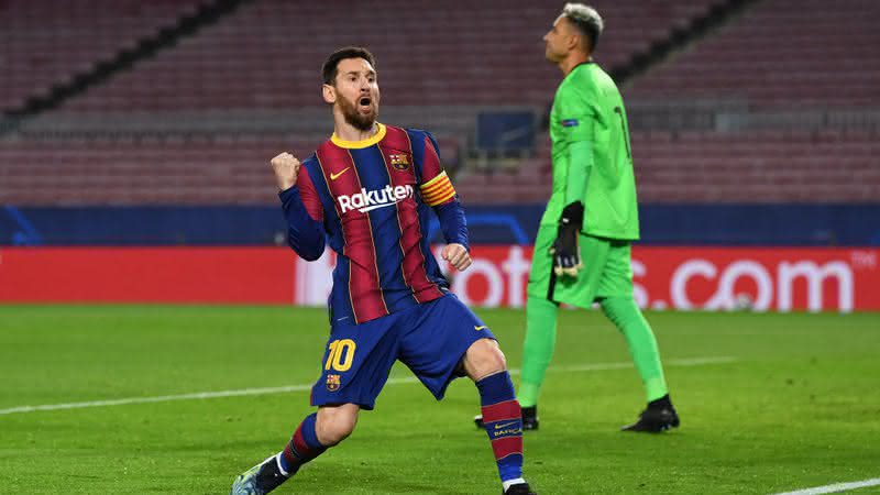 Barcelona divulga ranking dos times que mais sofreram gols de Messi - GettyImages