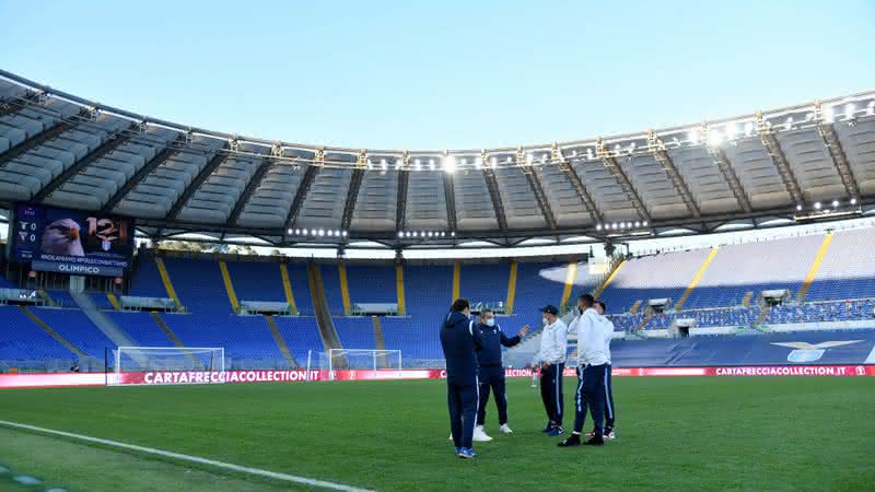 Lazio entrou em campo para enfrentar o Torino - GettyImages