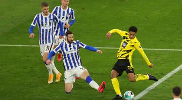 Borussia Dortmund e Hertha Berlin duelaram na Bundesliga - GettyImages