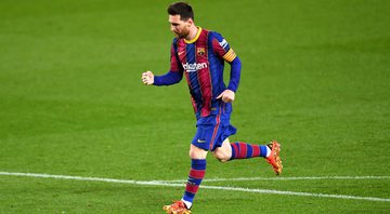 Lionel Messi em ação com a camisa do Barcelona - GettyImages