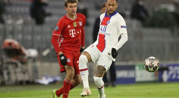 Neymar em ação contra o Bayern de Munique - GettyImages