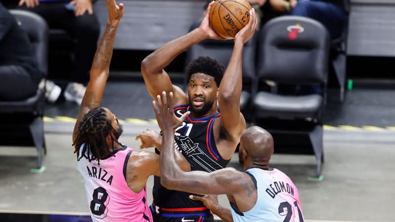 Miami Heat bate o líder Philadelphia 76ers - GettyImages