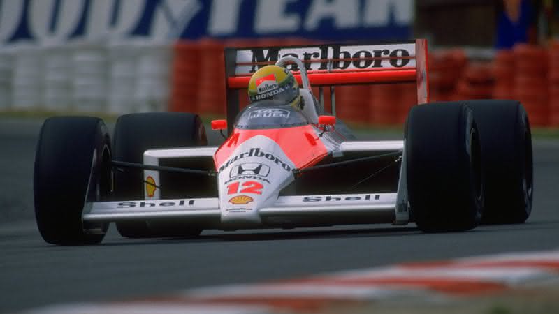 Ayrton Senna usou o carro na corrida de 1988 - GettyImages