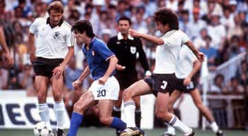 Paolo Rossi, durante a final da Copa do Mundo de 82, contra a Alemanha - GettyImages