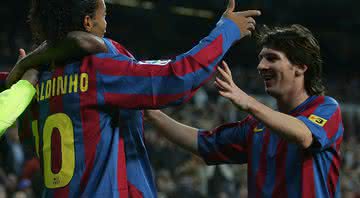 Lionel Messi e Ronaldinho Gaúcho - GettyImages