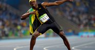 Usain Bolt comemora a conquista do tricampeonato olímpico nos 100 m - Ian Walton/Getty Images