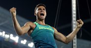 Thiago Braz em ação pelas Olimpíadas de 2016 - GettyImages