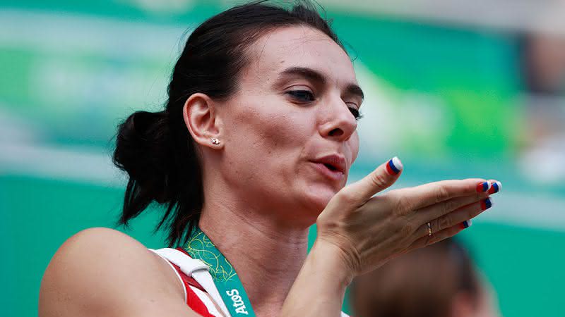 Elena Isinbayeva escreve manifesto para atletas russos disputarem as Olimpíadas - Getty Images