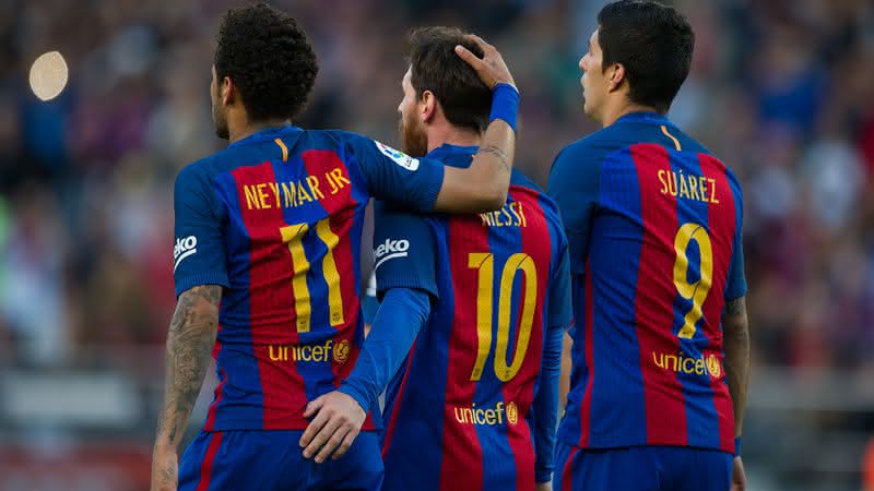 Trio 'MSN' assombrou o mundo do futebol - GettyImages