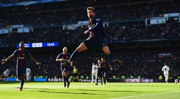 Lionel Messi em ação com a camisa do Barcelona - GettyImages