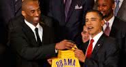 Obama e Trump  demonstraram tristeza com a perda do ídolo dos Lakers - GettyImages
