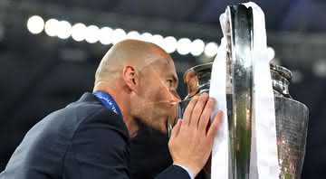 Zidane assumiu como técnico do Real Madrid em 2016, e depois de uma pausa de nove meses, voltou para o clube em março de 2019 - Getty Images
