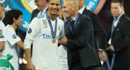 Cristiano Ronaldo e Zidane (Getty Images)