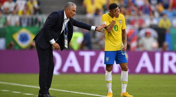 Tite e Neymar - Getty Images