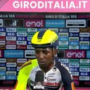 Biniam Girmay no Giro D'Itália 2022 - Reprodução/Youtube