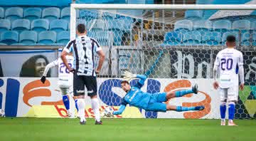 Goleiros brilham, e Grêmio e Fortaleza empatam no Brasileirão - Transmissão/ Premiere