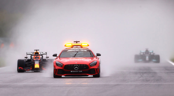 Safety car na pista de Fórmula 1 do GP da Bélgica - GettyImages