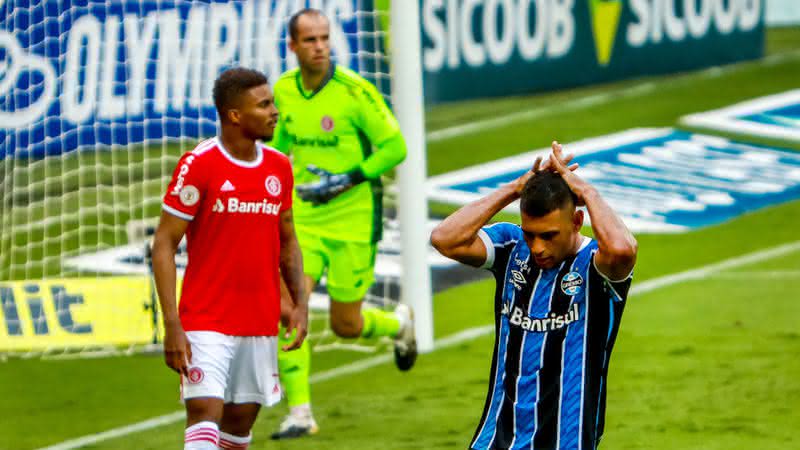 Grêmio: Diego Souza recebeu carinho de André, do Sport - GettyImages