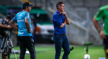 Mancini não saiu satisfeito com a atuação do Grêmio na partida contra o Guarany de Bajé - Lucas Uebel / Grêmio