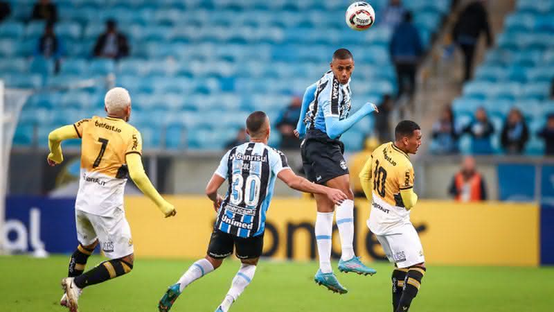 Grêmio em campo na partida diante do Criciúma - Lucas Uebel/Grêmio FBPA/Flickr