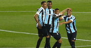 Jogadores do Grêmio comemorando o gol diante do Juventude pelo Brasileirão - GettyImages
