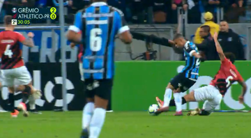 Grêmio vence Athletico (Crédito: Reprodução SportTV)