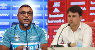 Roger Machado (técnico do Grêmio) e Alexander Medina (técnico do Internacional) - Lucas Uebel/Ricardo Duarte/Flickr
